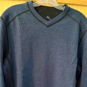 Tommy Bahama V neck cotton sweatshirt